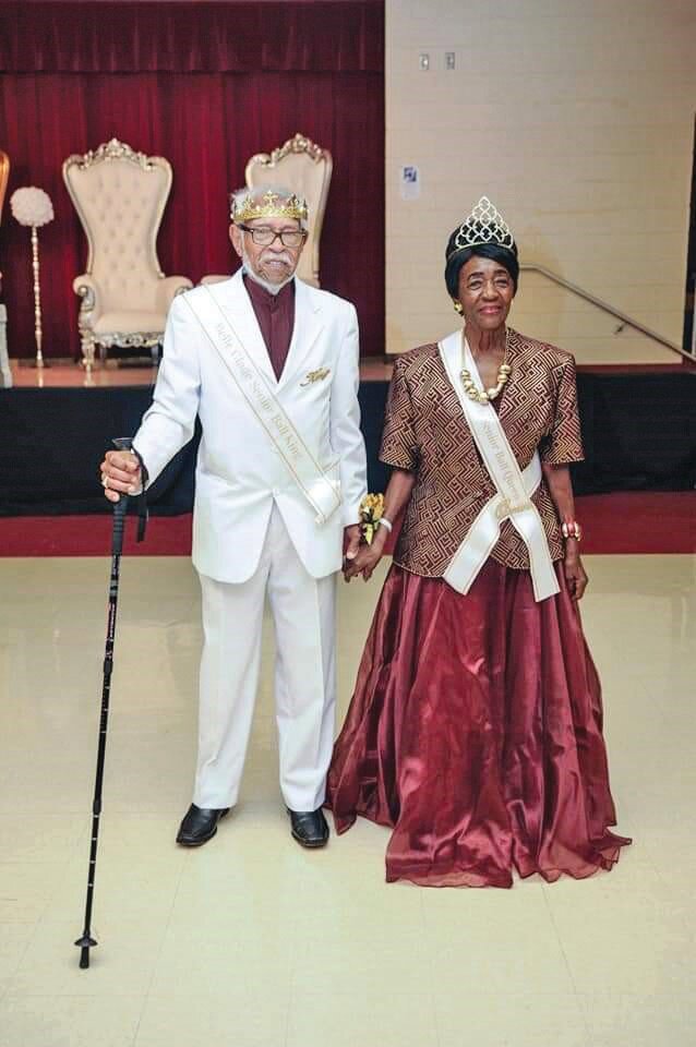 Mr. Roosevelt Jones and Mrs. Annie Pearl Hill, former prom king and queen of Belle Glade.